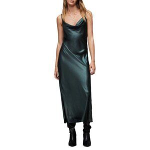 Hadley Metallic Midi Slip Dress